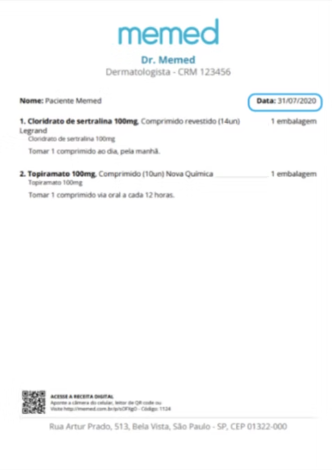 Receita no celular